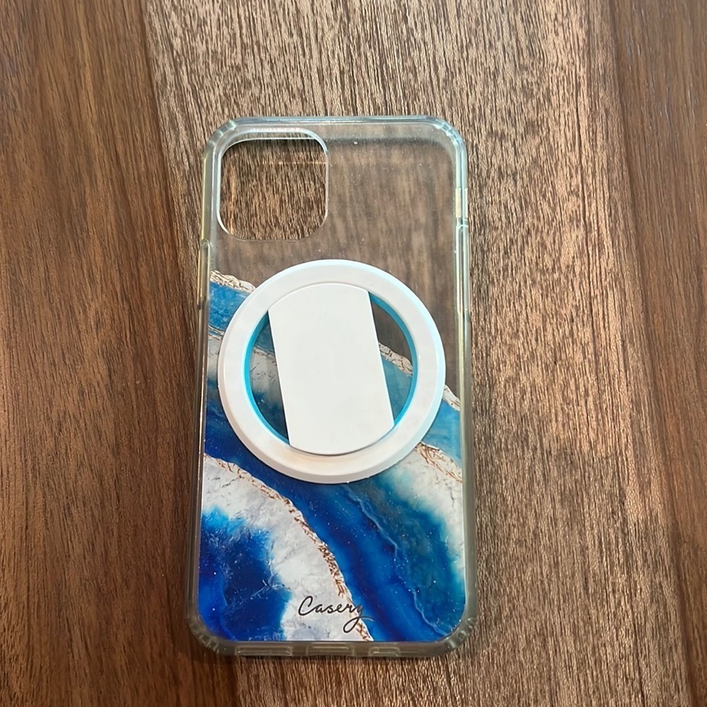 ⛱️Anthropologie - Blue Agate Casery iPhone Case with Grip - 11/11 Pro